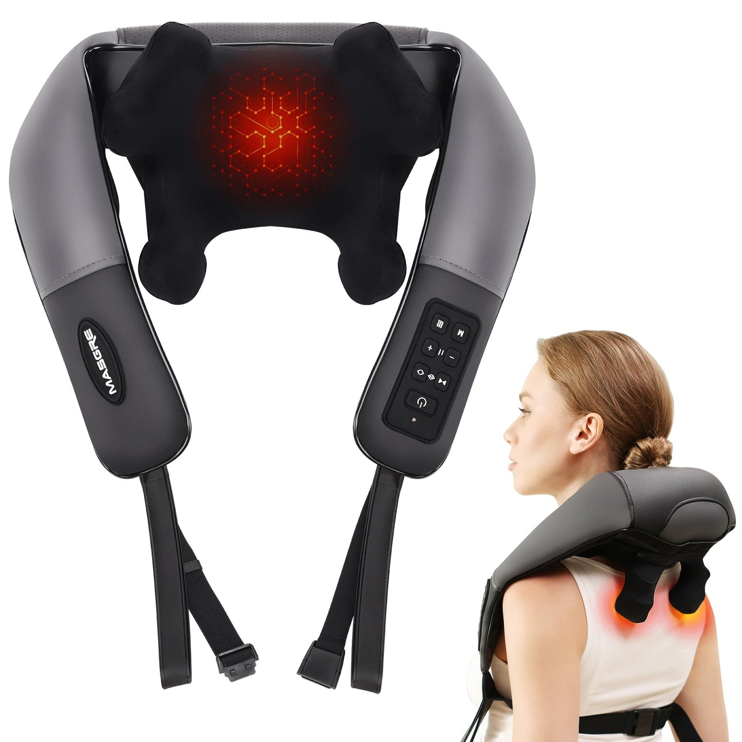 Cordless Neck & Shoulder Massager with Heat
