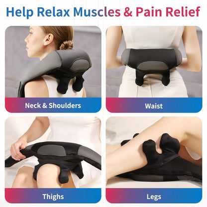 Cordless Neck & Shoulder Massager with Heat