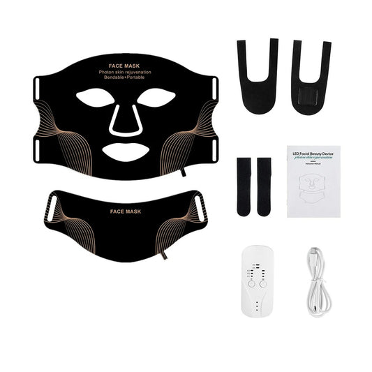 silicone led face mask